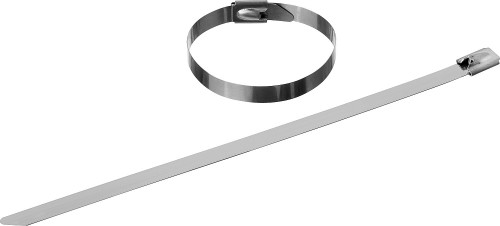 Кабельные стяжки нержавеющие ЗУБР КС-Н, 7.9 х 200 мм, 25 шт / 30971-79-200